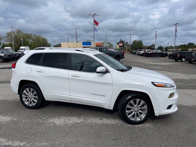 Used 2018 Jeep Cherokee Overland with VIN 1C4PJMJX9JD593902 for sale in Corydon, IN