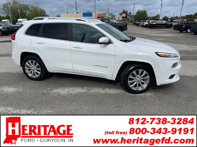 Used 2018 Jeep Cherokee Overland with VIN 1C4PJMJX9JD593902 for sale in Corydon, IN