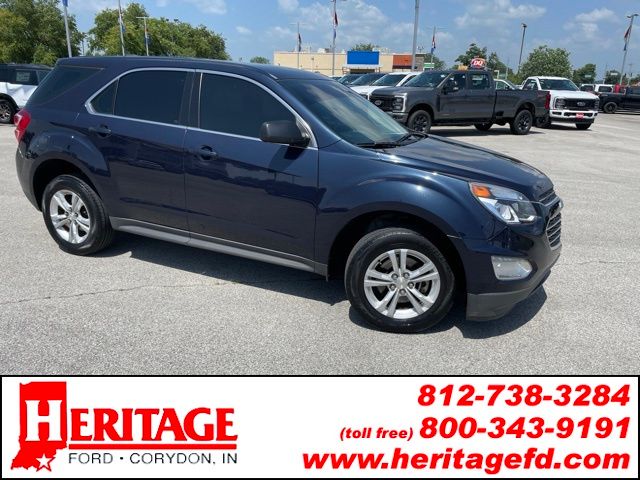 Used 2017 Chevrolet Equinox LS with VIN 2GNALBEK2H1518913 for sale in Corydon, IN