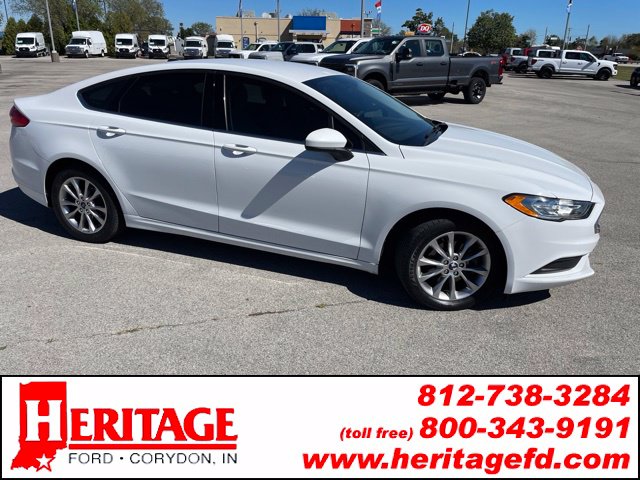 Used 2017 Ford Fusion SE with VIN 3FA6P0H72HR319635 for sale in Corydon, IN