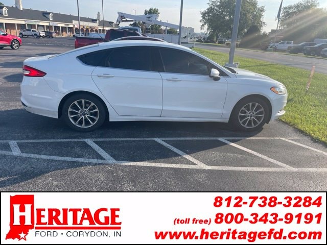Used 2017 Ford Fusion SE with VIN 3FA6P0H72HR319635 for sale in Corydon, IN