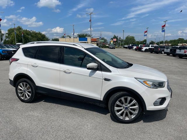 Used 2017 Ford Escape Titanium with VIN 1FMCU0JD4HUB28163 for sale in Corydon, IN