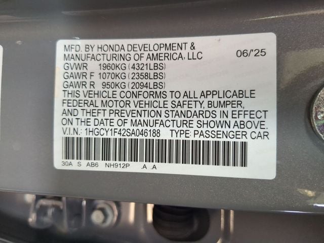2025 Honda Accord SE - Photo 24