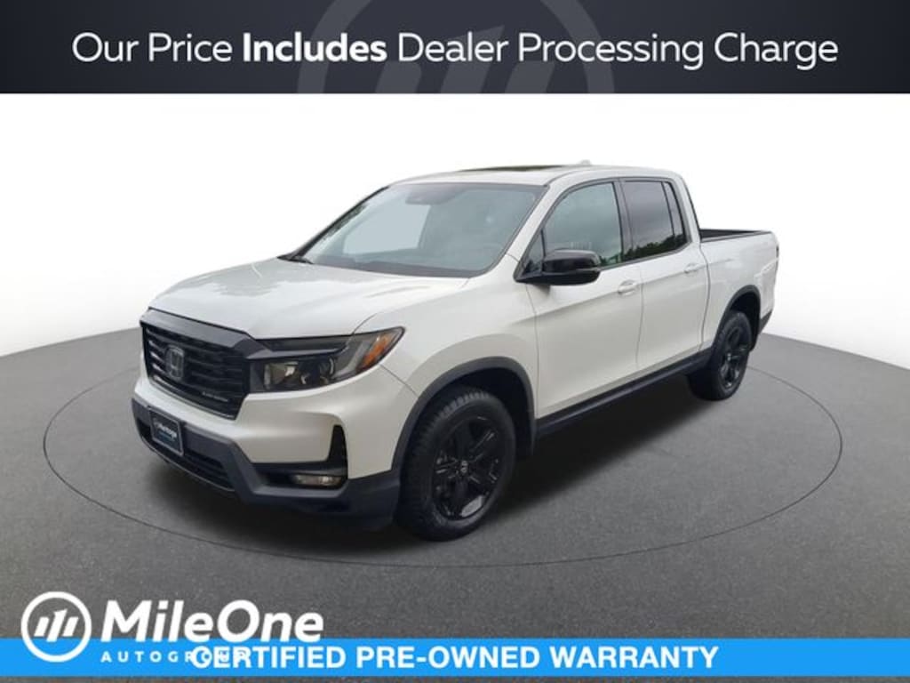 Certified 2022 Honda Ridgeline Black Edition Truck