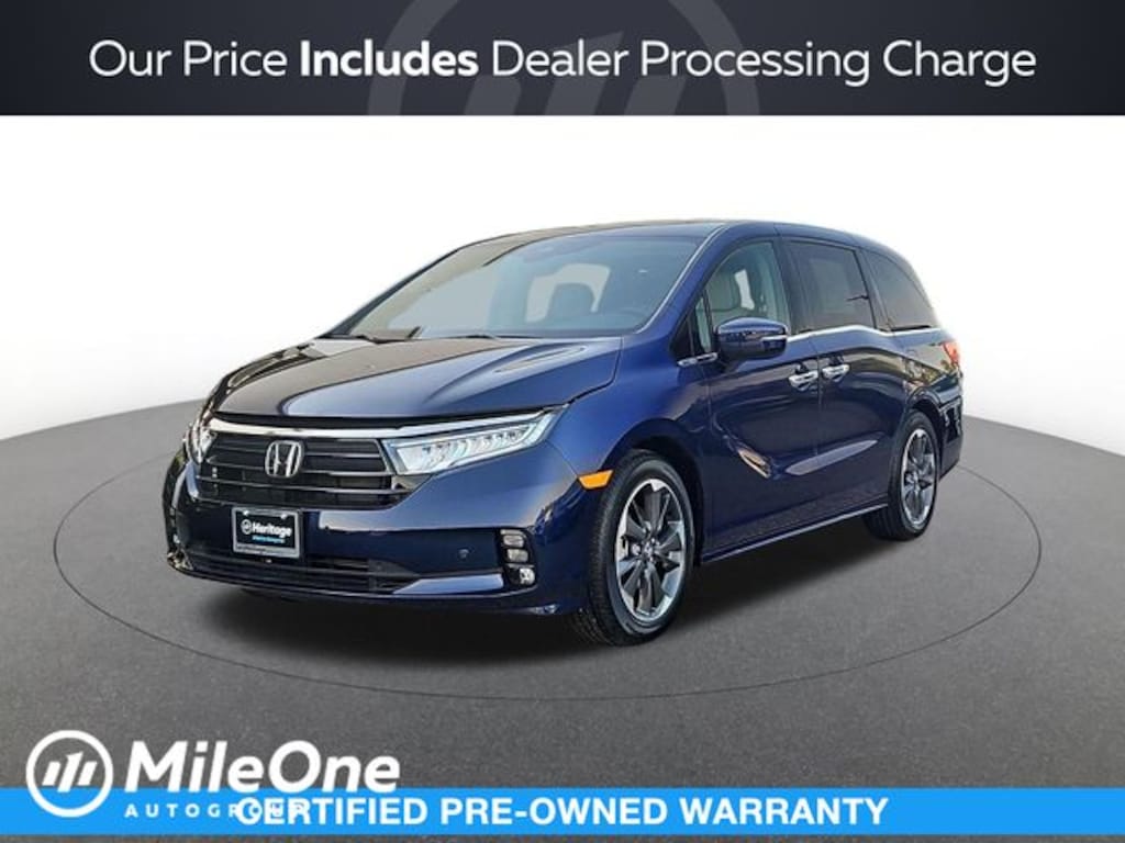 Certified 2023 Honda Odyssey Elite Minivan/Van
