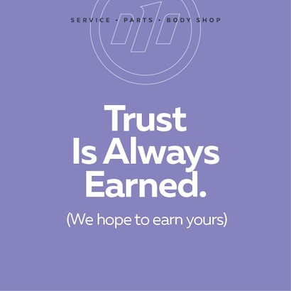 Trust Is Always Earned.