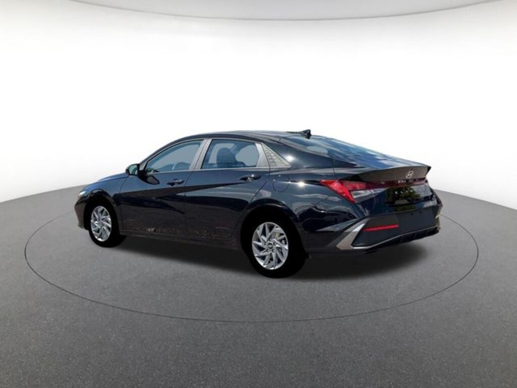 New 2026 Hyundai Elantra Hybrid Blue Sedan