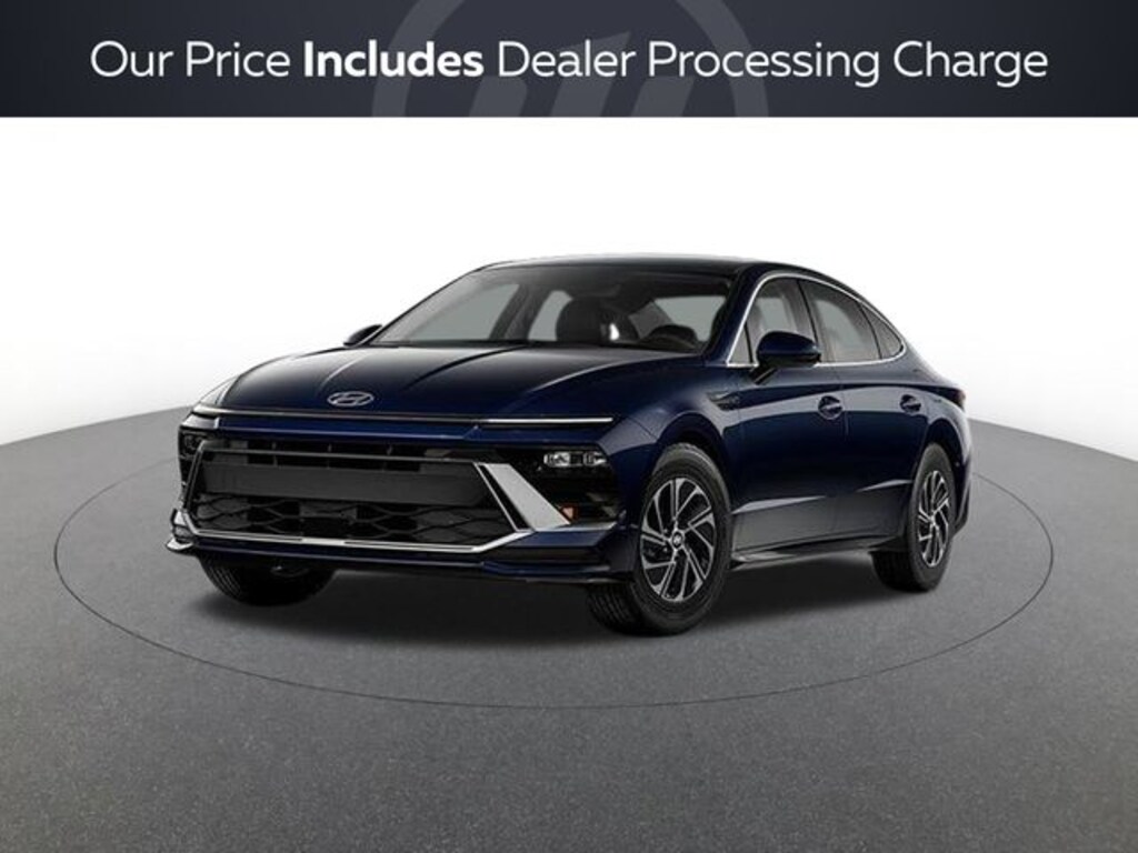 New 2026 Hyundai Sonata Hybrid Blue Sedan