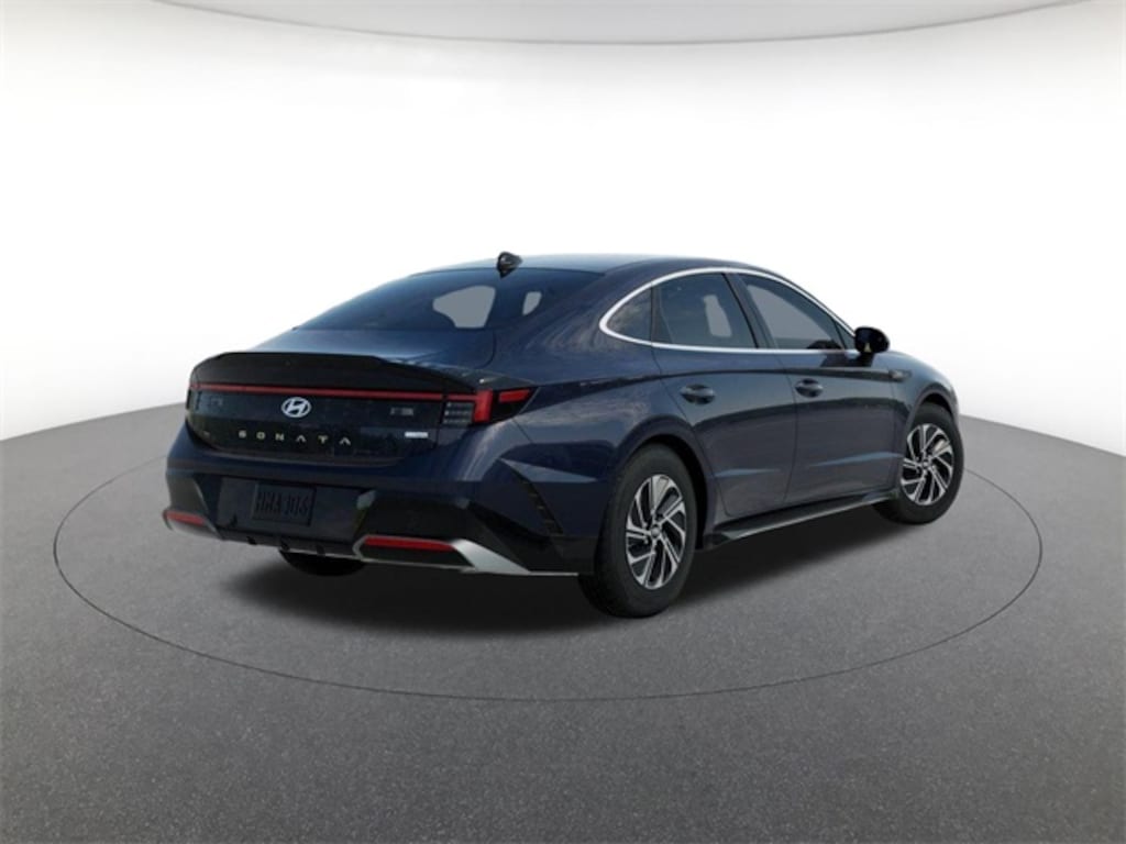 New 2026 Hyundai Sonata Hybrid Blue Sedan