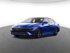 2026 Hyundai Elantra Hybrid Blue Sedan