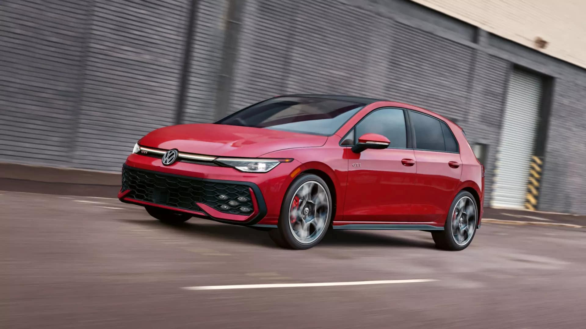 2025 VW Golf GTI driving