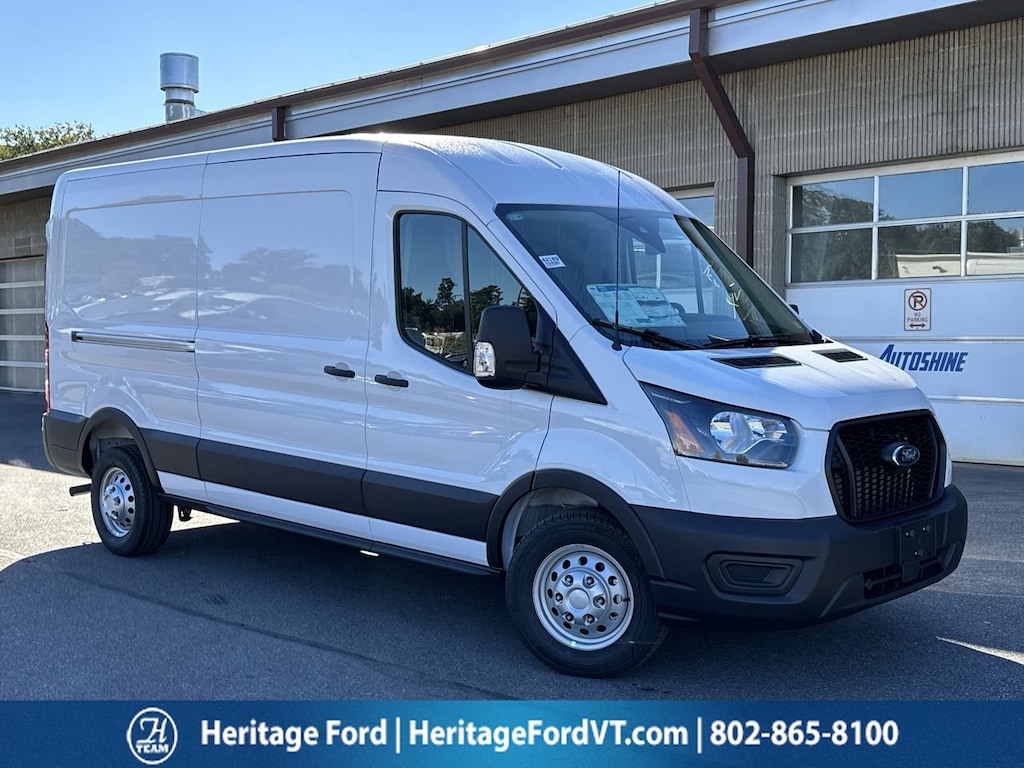 New 2025 Ford Transit Commercial Cargo Van Medium Roof Cargo Van