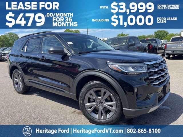 Agate Black Metallic 2026 Ford Explorer SUV / Crossover All-Wheel Drive Automatic