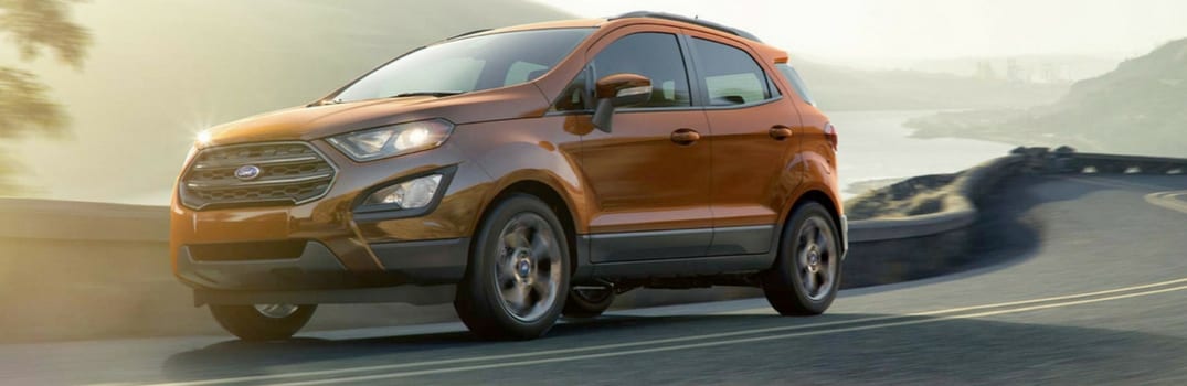 2018 Ford EcoSport Color Options