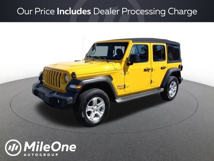 2019 Jeep Wrangler Unlimited Sport S 4X4 SUV