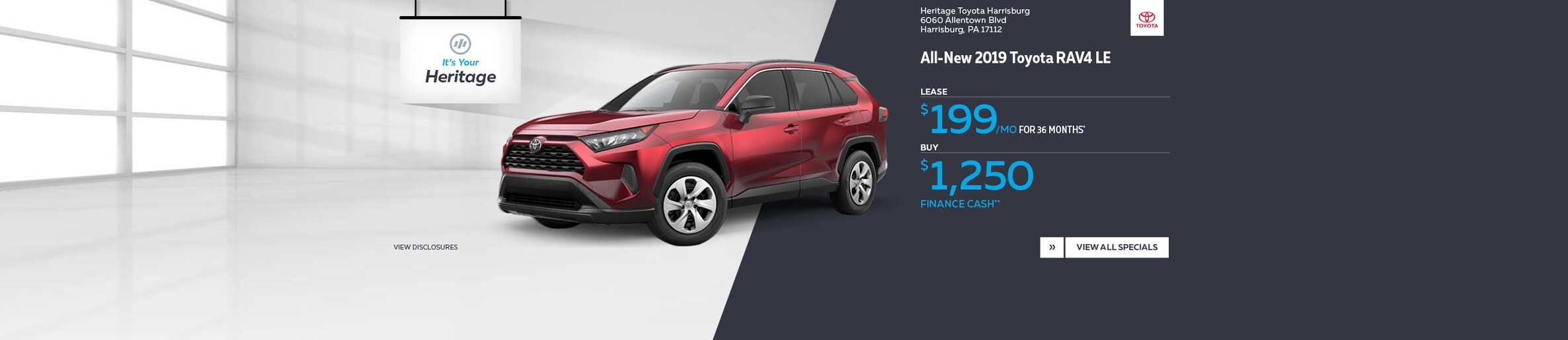 Heritage Toyota Harrisburg New Toyota Dealership in Harrisburg, PA