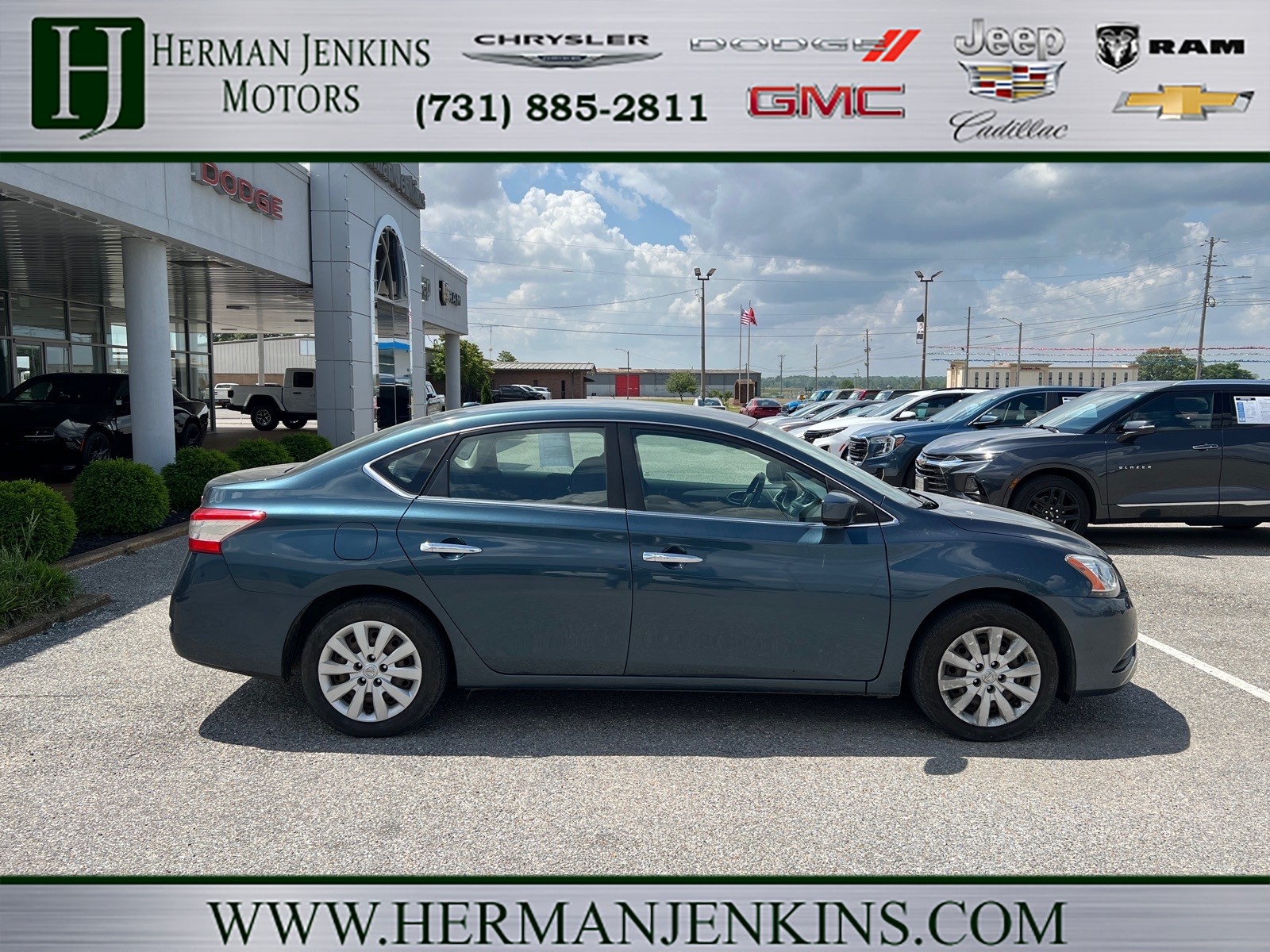 Used 2015 Nissan Sentra SV with VIN 3N1AB7AP4FY355130 for sale in Union City, TN