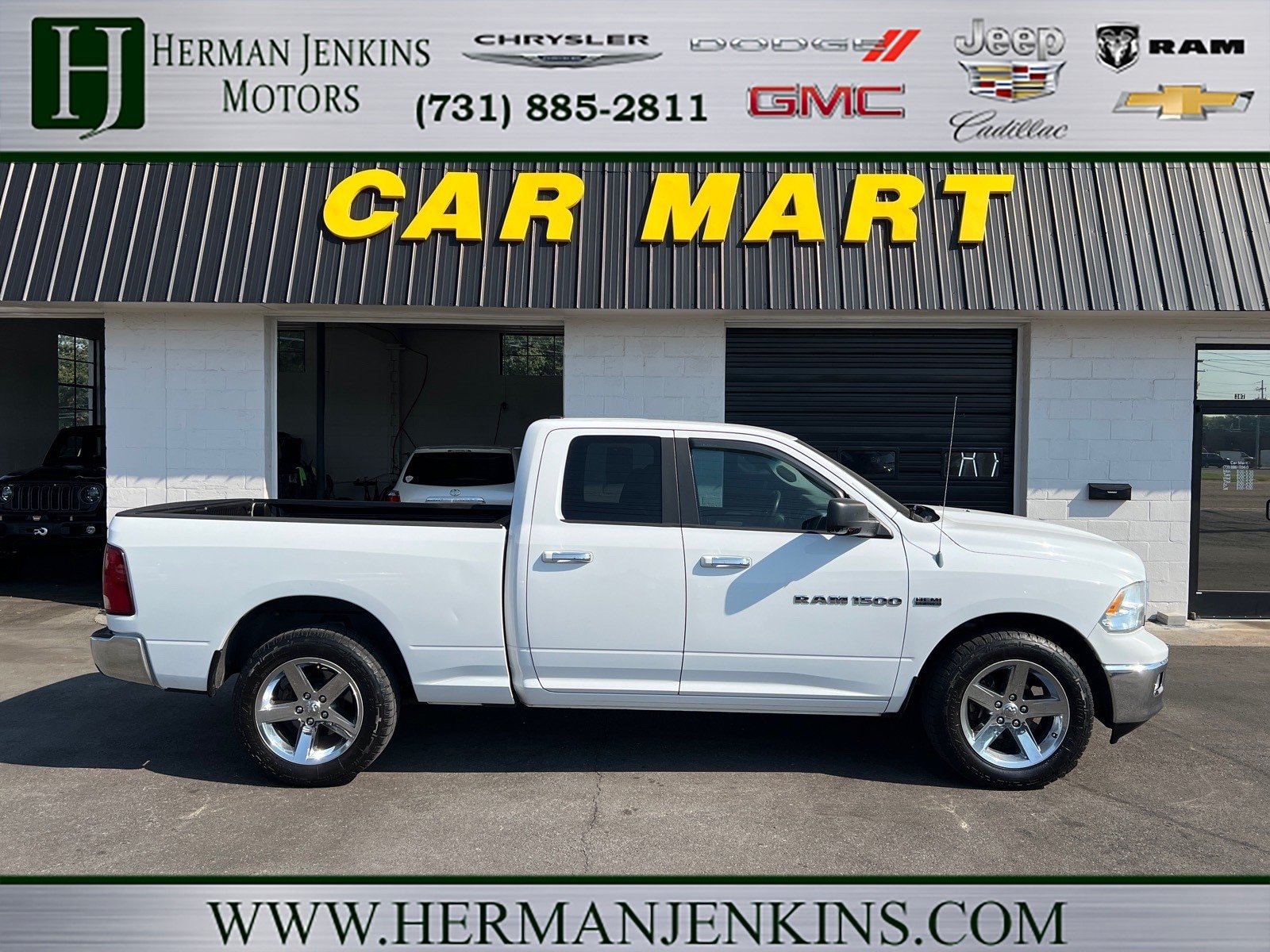 Used 2012 RAM Ram 1500 Pickup Big Horn/Lone Star with VIN 1C6RD6GT6CS312600 for sale in Union City, TN