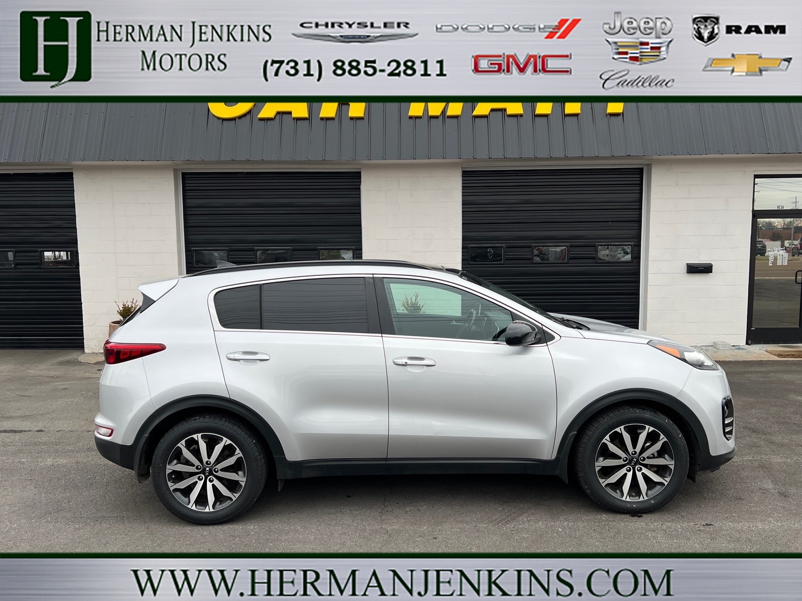 Used 2018 Kia Sportage EX with VIN KNDPN3AC4J7356244 for sale in Union City, TN