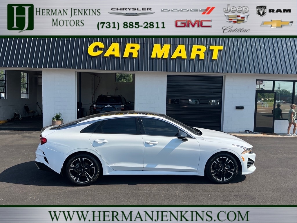 Used 2021 Kia K5 GT-Line with VIN 5XXG64J27MG041945 for sale in Union City, TN