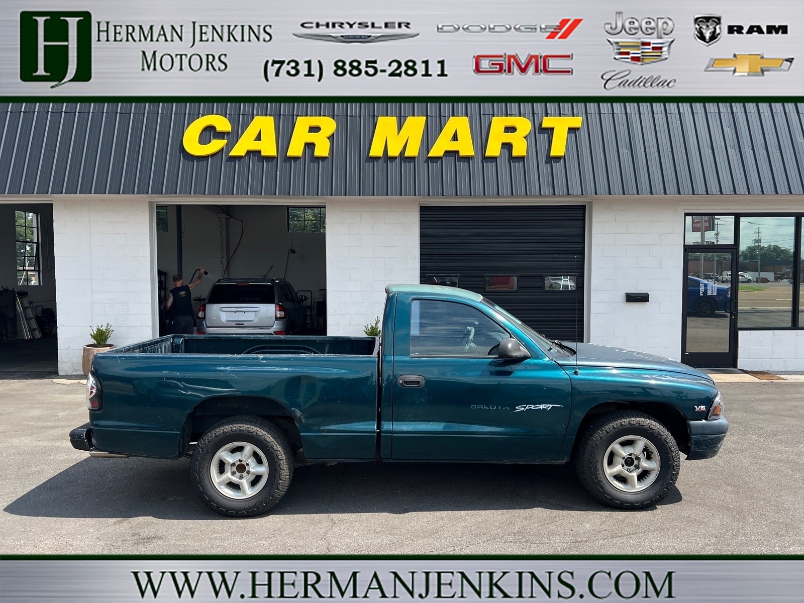 Used 1998 Dodge Dakota Base with VIN 1B7FL26XXWS656396 for sale in Union City, TN