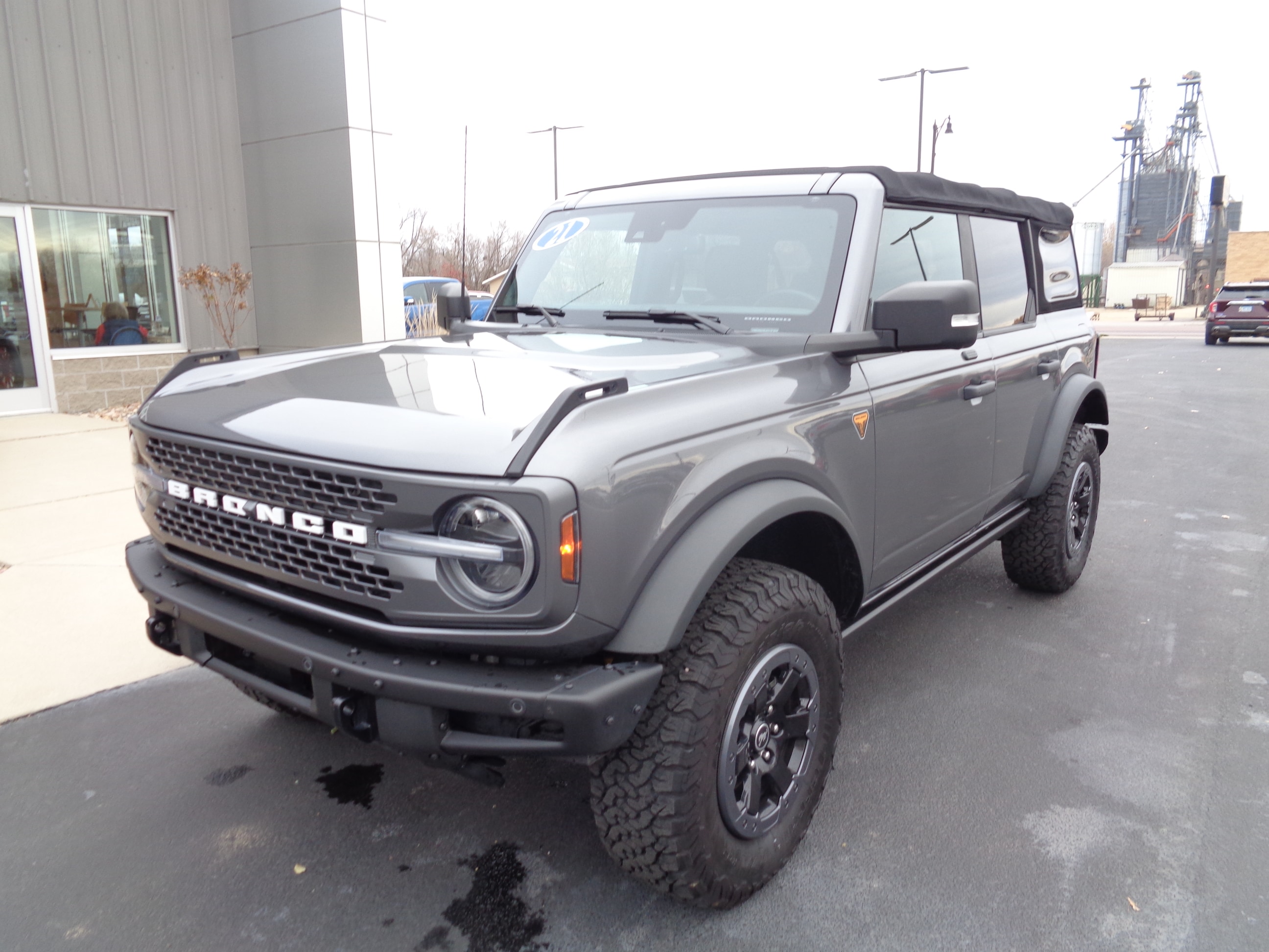 Used 2021 Ford Bronco 4-Door Badlands with VIN 1FMEE5DH7MLA61110 for sale in Luverne, Minnesota