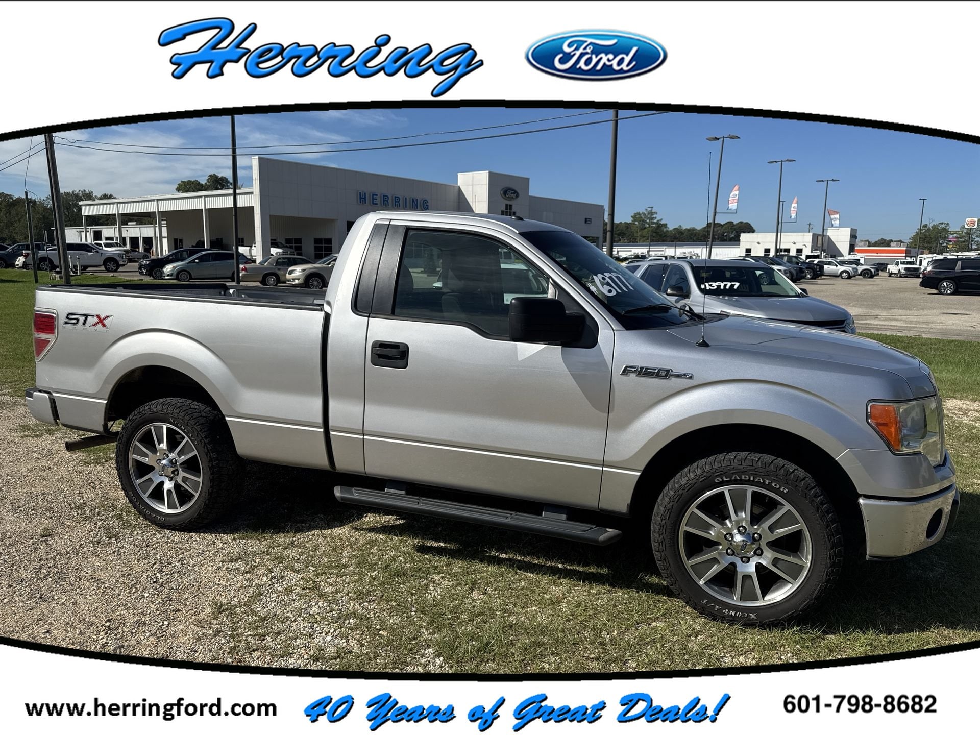 Used 2014 Ford F-150 STX with VIN 1FTMF1CM5EFB56527 for sale in Picayune, MS