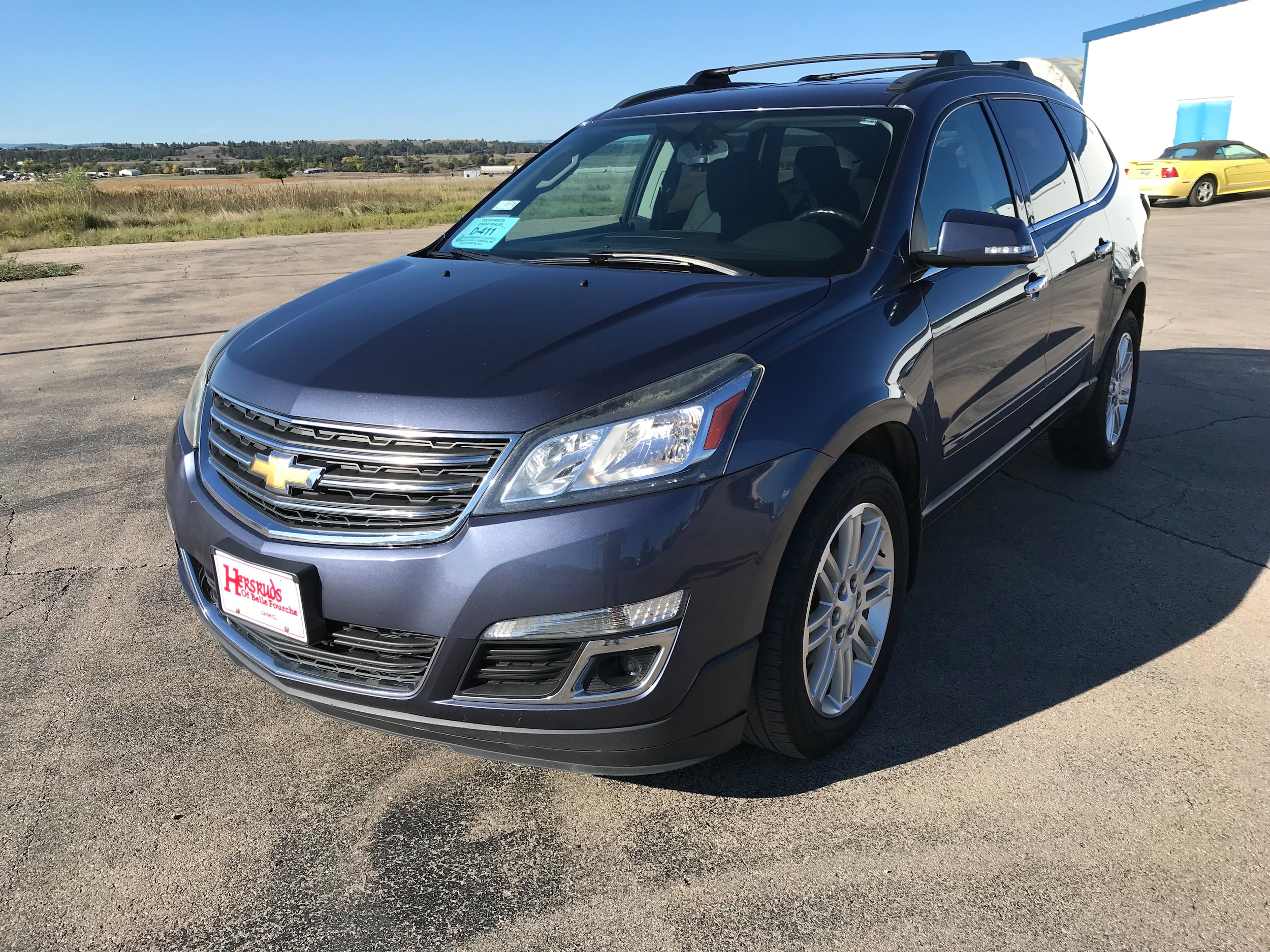 Used 2014 Chevrolet Traverse 1LT with VIN 1GNKVGKD7EJ282777 for sale in Belle Fourche, SD