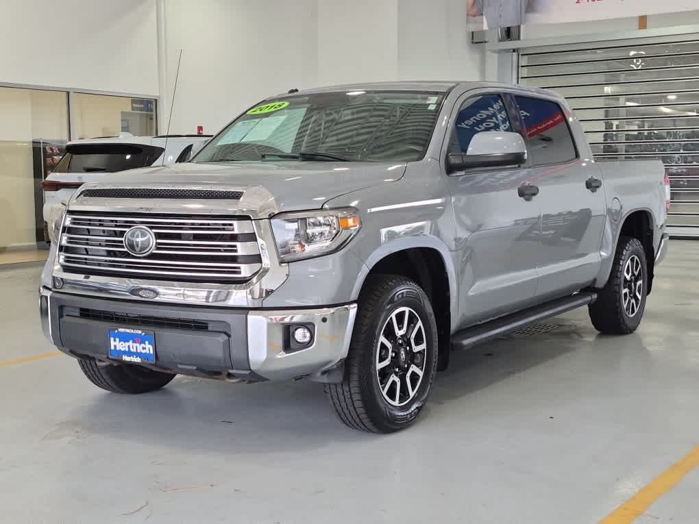 Magnetic Gray Metallic 2018 Toyota Tundra Pickup Truck Four-Wheel Drive Automatic