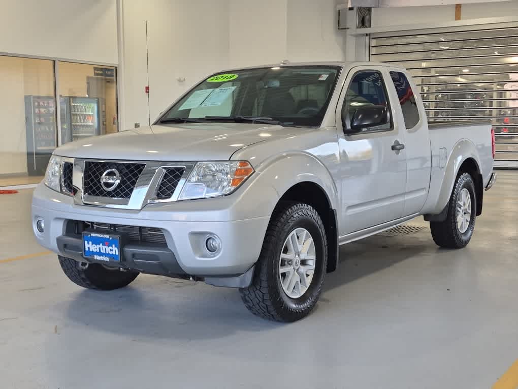 Brilliant Silver 2018 Nissan Frontier Pickup Truck Four-Wheel Drive Automatic