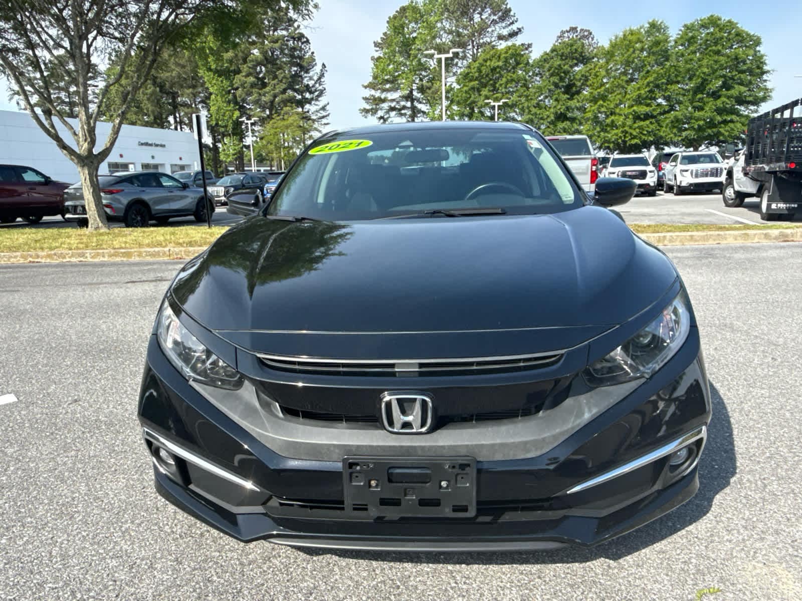Used 2021 Honda Civic EX with VIN 19XFC1F36ME207563 for sale in Salisbury, MD