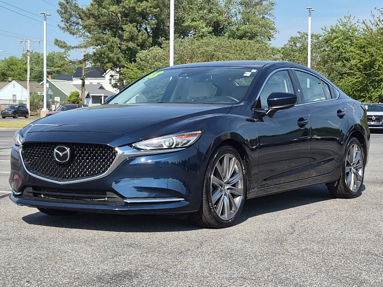 Deep Crystal Blue 2018 Mazda MAZDA6 Grand Touring Reserve Sedan FWD Sedan Front-Wheel Drive Automatic