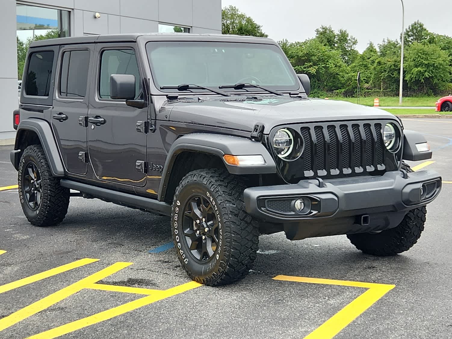 Used 2021 Jeep Wrangler Unlimited Willys with VIN 1C4HJXDN3MW528097 for sale in Dover, DE