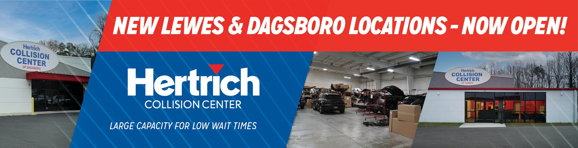 Hertrich Collision Centers, Milford, DE 19963, Seaford DE 19973