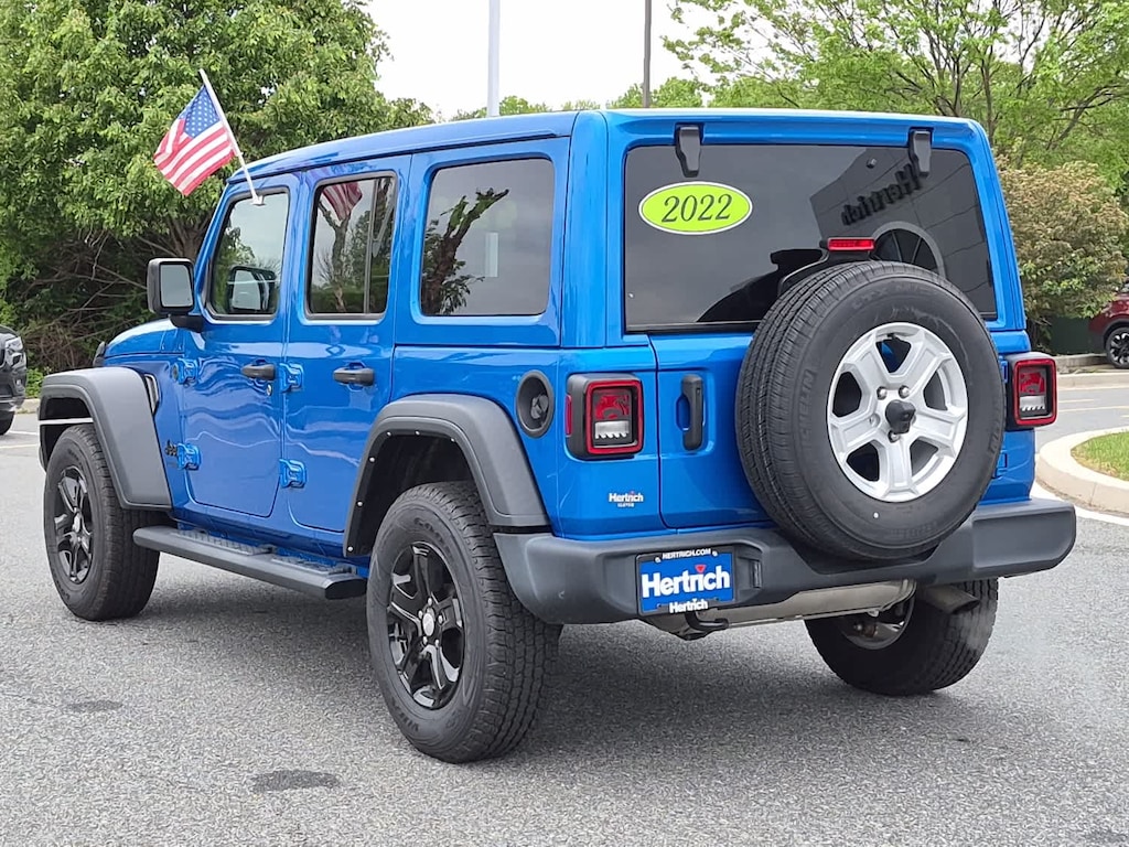 Used 2022 Jeep Wrangler Unlimited Sport S SUV