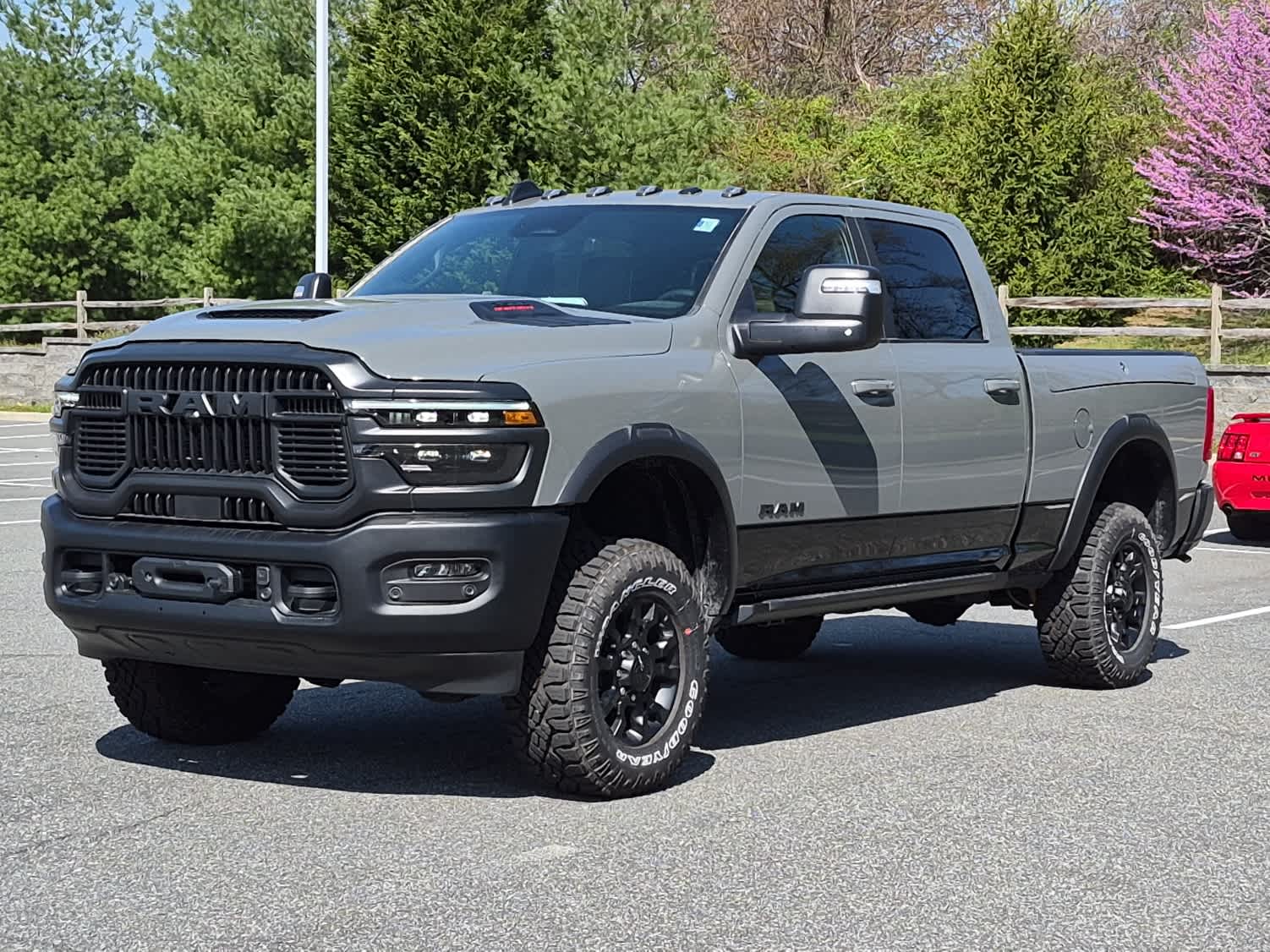 Ceramic Gray Clearcoat 2026 RAM 2500 Power Wagon Crew Cab 4WD Pickup Truck Four-Wheel Drive 8-Speed Automatic