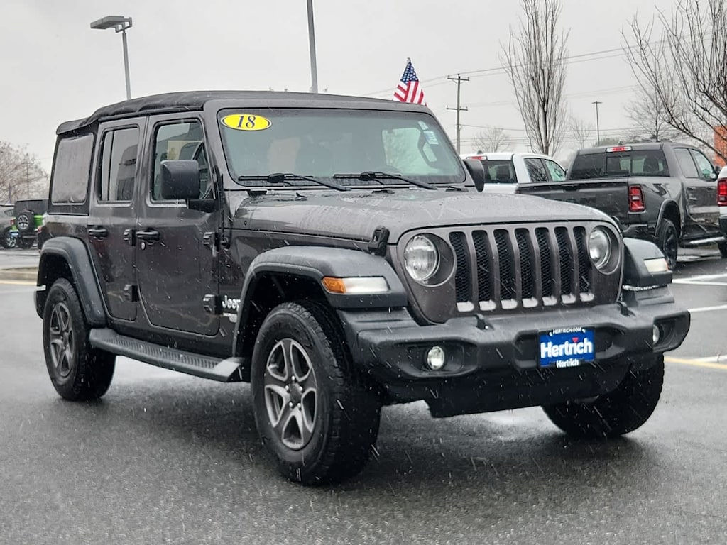 Used 2018 Jeep Wrangler Unlimited Sport S SUV