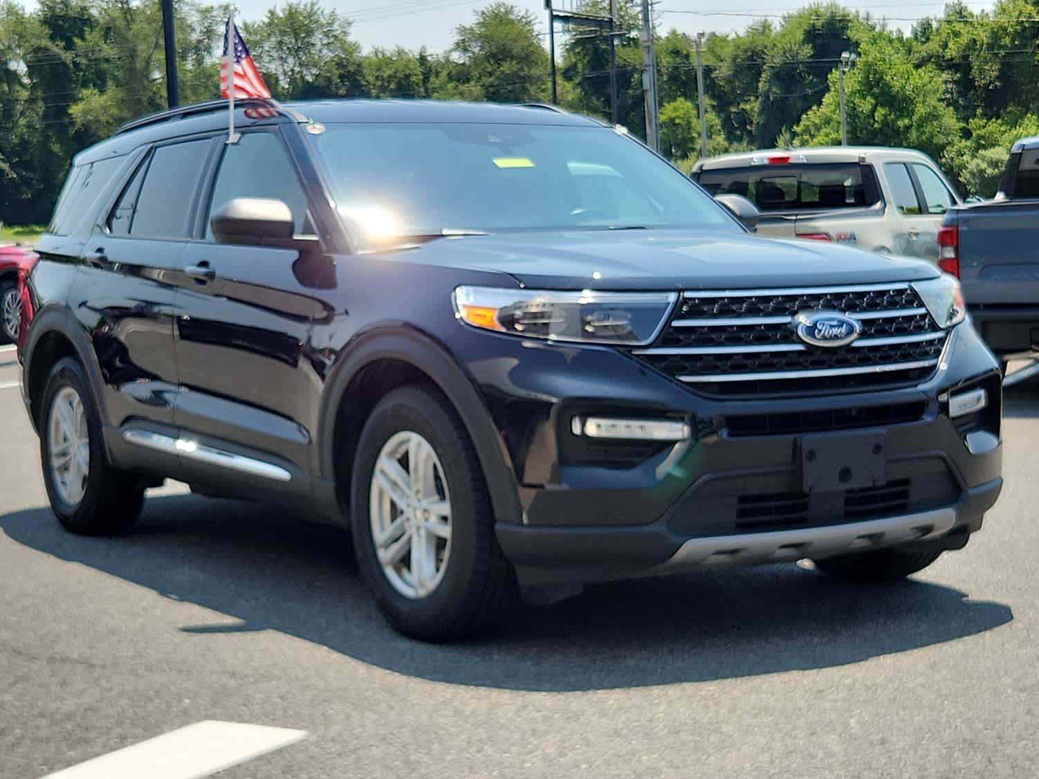 Used 2021 Ford Explorer XLT with VIN 1FMSK8DH8MGA66340 for sale in Easton, MD