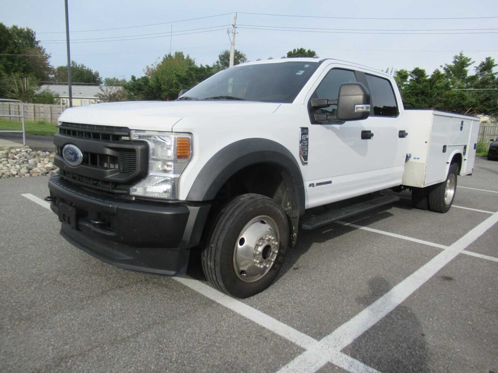 Used 2020 Ford Super Duty F-550 DRW Chassis Cab XL 4WD Crew Cab 179 WB 60 CA Truck Crew Cab
