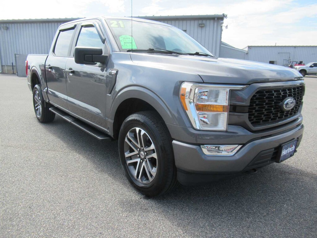 Used 2021 Ford F-150 XL 4WD Supercrew 5.5 Box Truck SuperCrew Cab