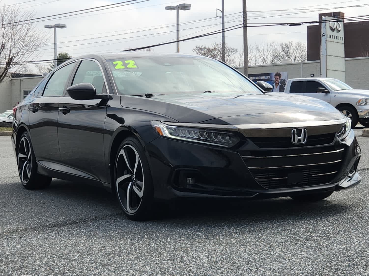 Certified 2022 Honda Accord Sport with VIN 1HGCV2F3XNA003101 for sale in Easton, MD