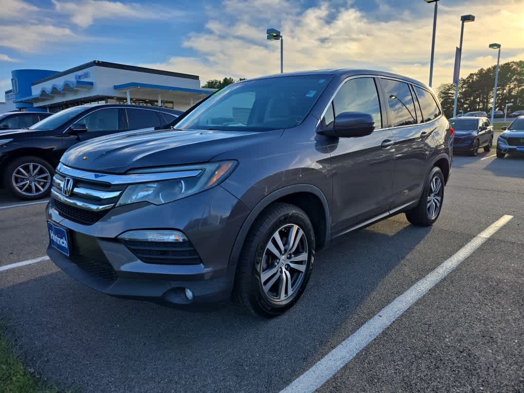Certified 2018 Honda Pilot EX-L with VIN 5FNYF5H78JB014697 for sale in Easton, MD