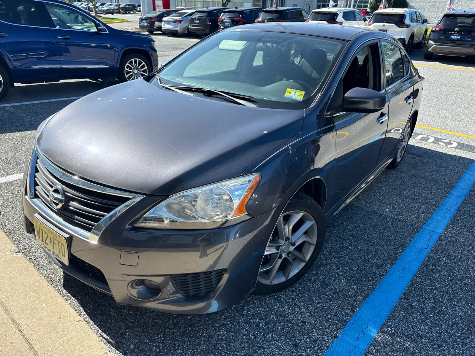 Amethyst Gray 2014 Nissan Sentra SR Sedan Front-Wheel Drive Automatic