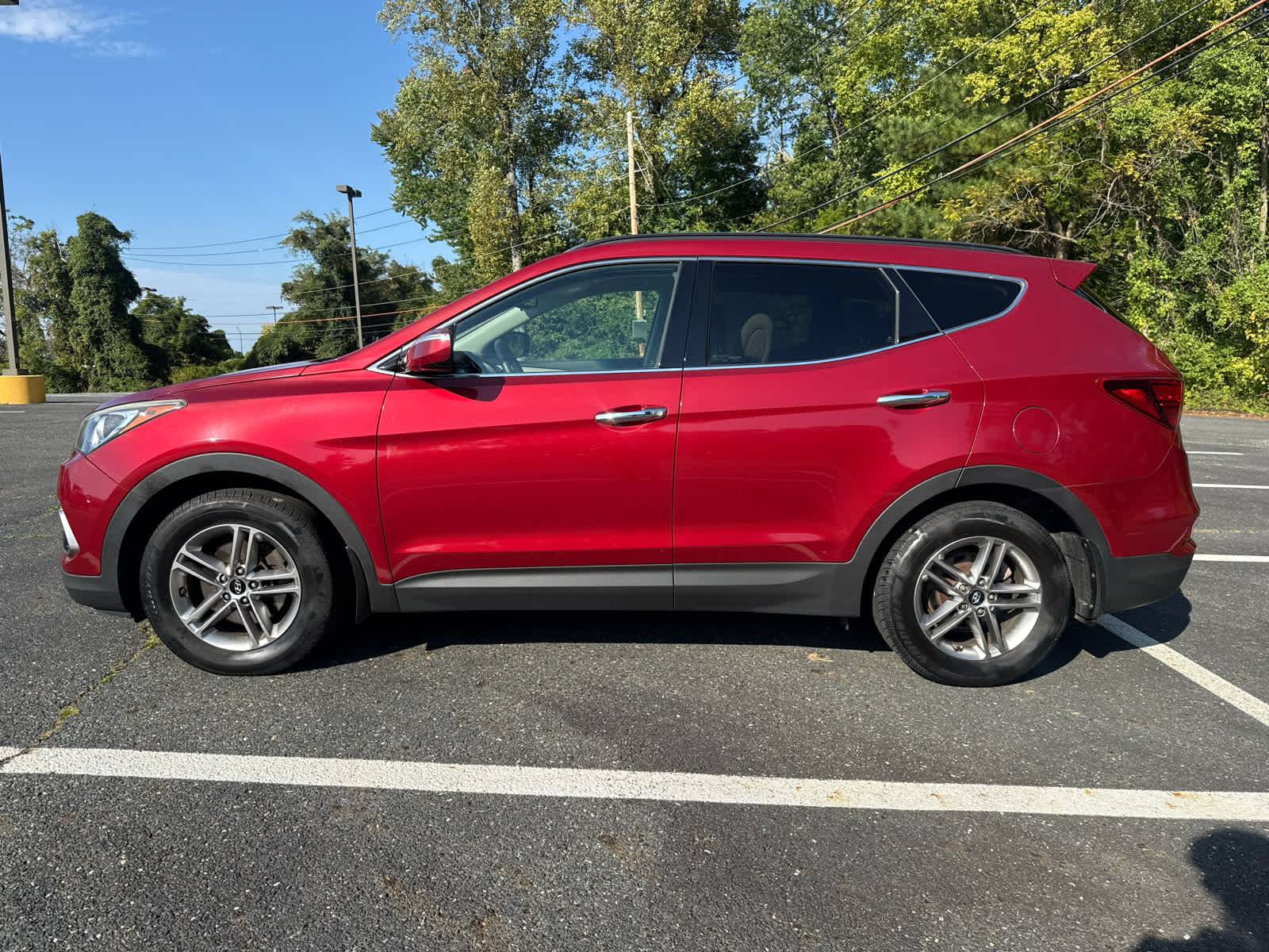 Used 2018 Hyundai Santa Fe Sport with VIN 5XYZU3LB5JG529126 for sale in Easton, MD