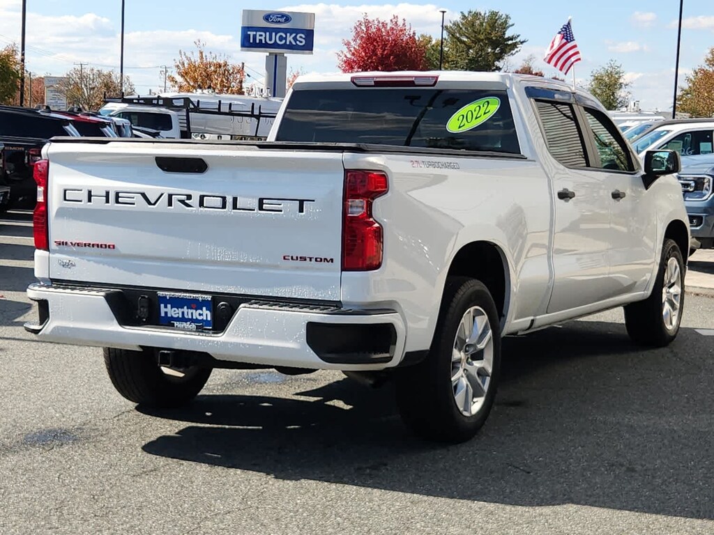 Certified 2022 Chevrolet Silverado 1500 Custom 4WD Crew Cab 147 4WD Crew Cab 147