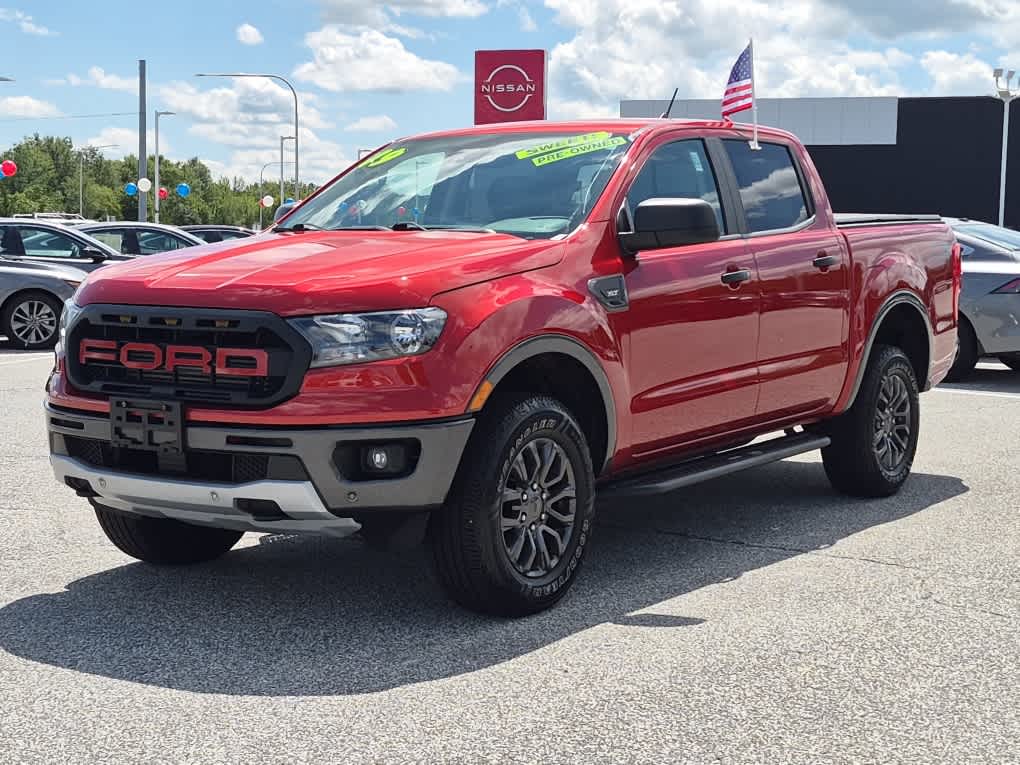 Hot Pepper Red Metallic Tinted Clearcoat 2019 Ford Ranger Pickup Truck Four-Wheel Drive Automatic