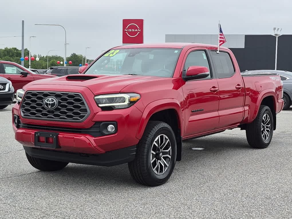 Barcelona Red Metallic 2023 Toyota Tacoma Pickup Truck Four-Wheel Drive Automatic