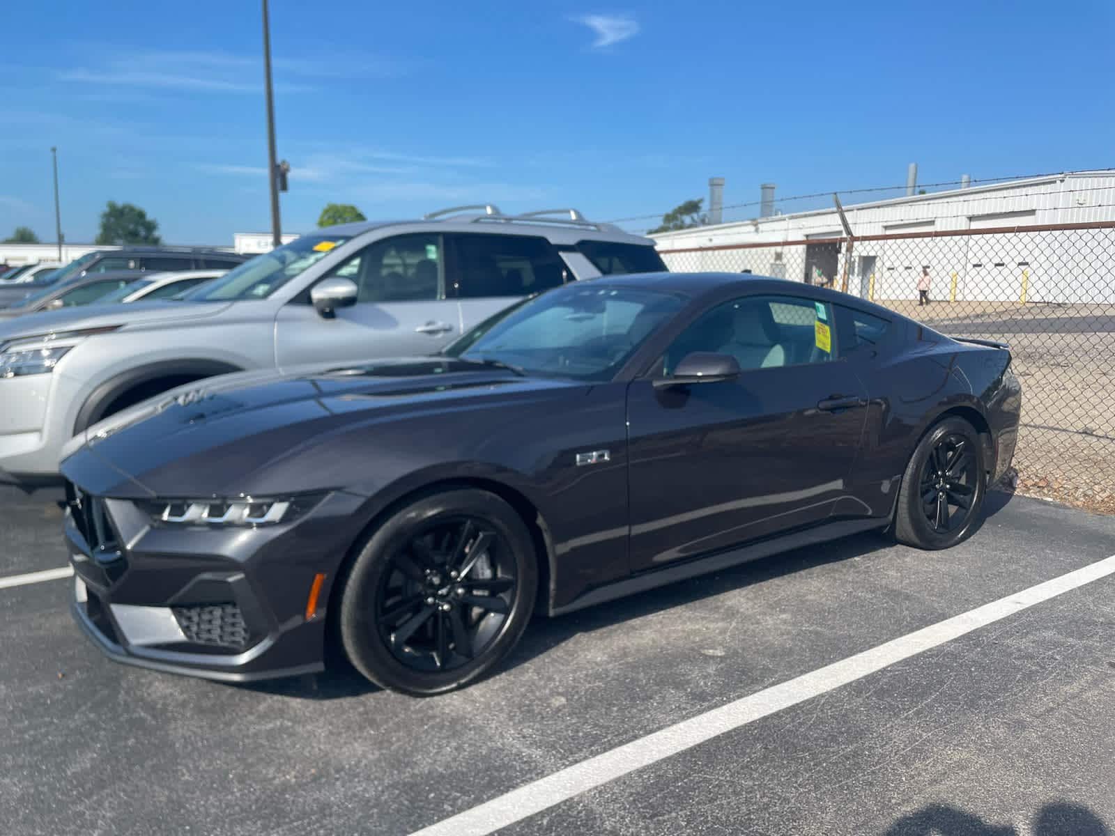 Dark Matter Gray 2024 Ford Mustang GT Fastback RWD Coupe Rear-Wheel Drive Manual