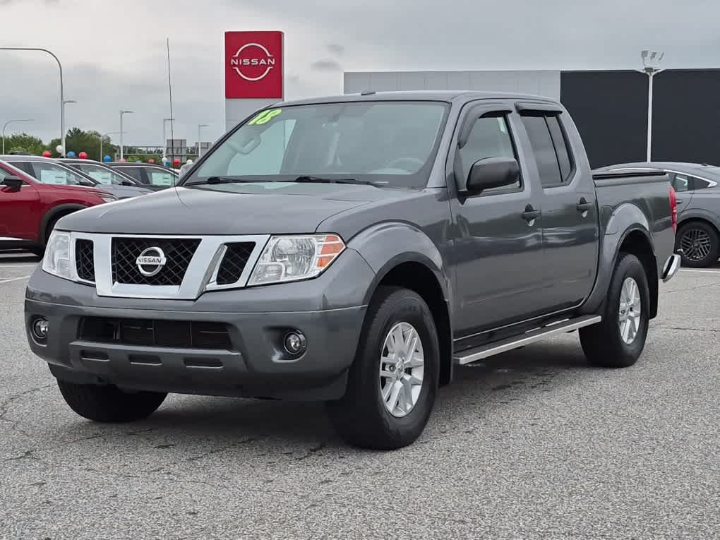 Gray (Gun Metallic) 2018 Nissan Frontier Pickup Truck Four-Wheel Drive Automatic