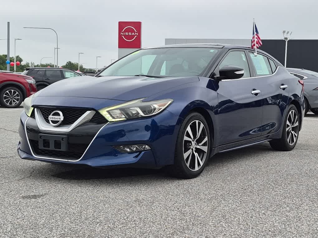 Deep Blue Pearl 2016 Nissan Maxima Sedan Front-Wheel Drive Continuously Variable Transmission